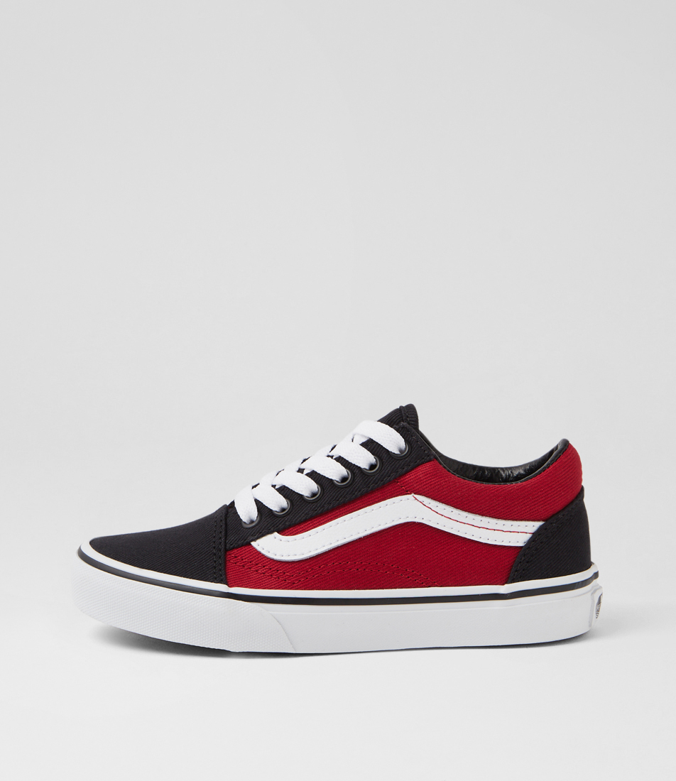 Old Skool Junior Black White Canvas Sneakers Shop Online at Styletread