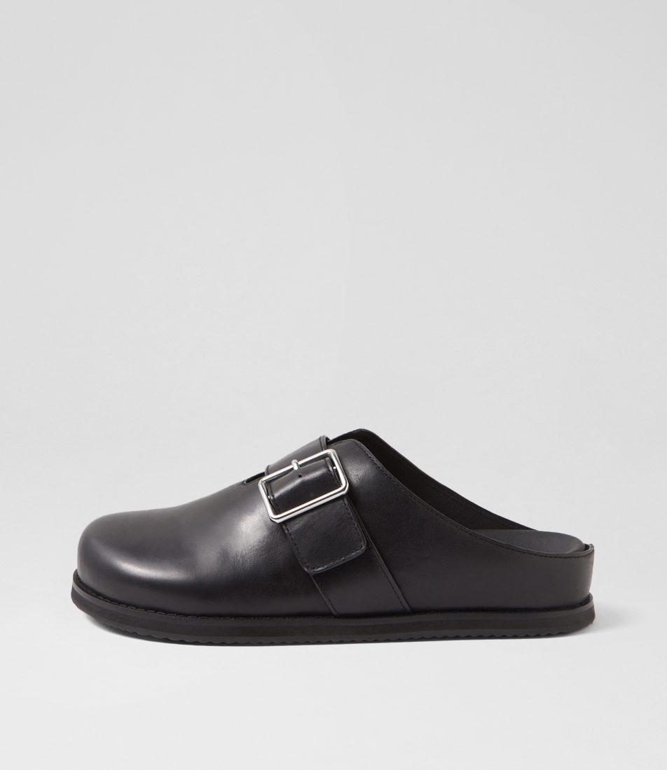 Sinsta Xf Black Leather Sneakers by Ziera | Shop Online at