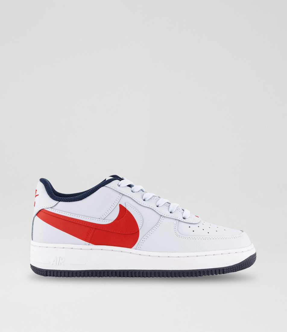 air force 1 lv8 red blue white