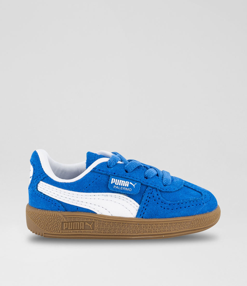 Puma white and blue sneakers hotsell